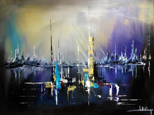 LEVER SUR MATS by Jean-Claude Lannes, 회화 for Sale on Singulart