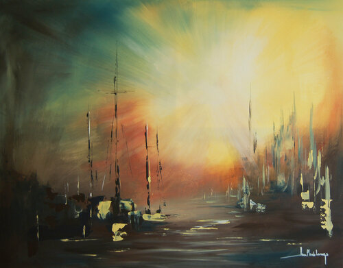 CONTRE JOUR de Jean-Claude Lannes, Pintura a la venta en Singulart