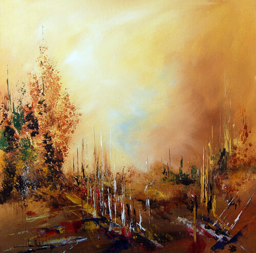 HILLSIDE van Jean-Claude Lannes, Schilderij te koop op Singulart