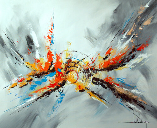 ONDES POSITIVES by Jean-Claude Lannes, Painting for Sale on Singulart