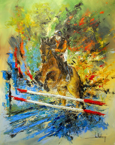 CSO 2024  -  Concours de saut d'obstacles de Jean-Claude Lannes, Pintura a la venta en Singulart