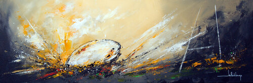 TERRE DE RUGBY de Jean-Claude Lannes, Pintura a la venta en Singulart