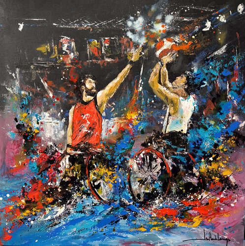 DUEL di Jean-Claude Lannes, Pittura in vendita su Singulart