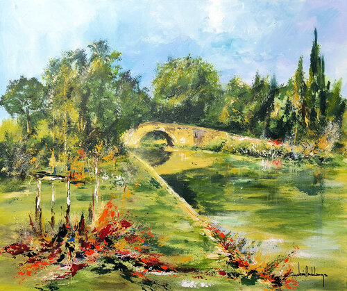 CONVIVENCIA 2024 - VILLESEQUELANDE van Jean-Claude Lannes, Schilderij te koop op Singulart