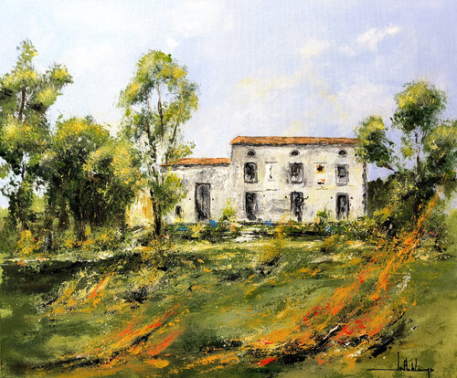 LES ESSARTS EN FETE by Jean-Claude Lannes, Painting for Sale on Singulart