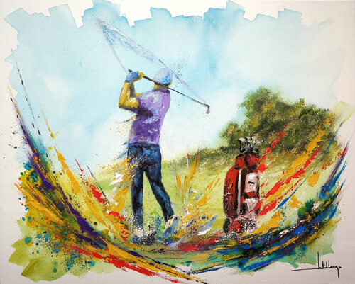 SWING van Jean-Claude Lannes, Schilderij te koop op Singulart