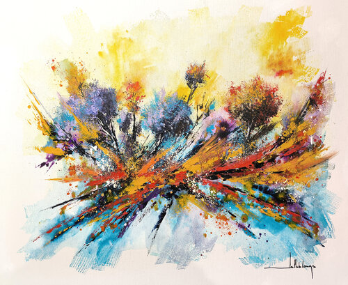 BOUQUET DE VIE van Jean-Claude Lannes, Schilderij te koop op Singulart