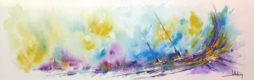 LA VAGUE by Jean-Claude Lannes, 회화 for Sale on Singulart