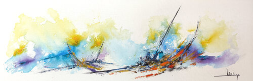 EN TETE by Jean-Claude Lannes, 회화 for Sale on Singulart