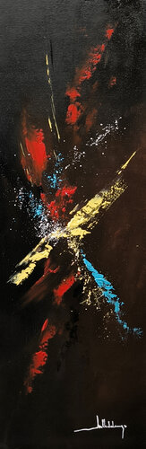 SUR LE FIL van Jean-Claude Lannes, Schilderij te koop op Singulart