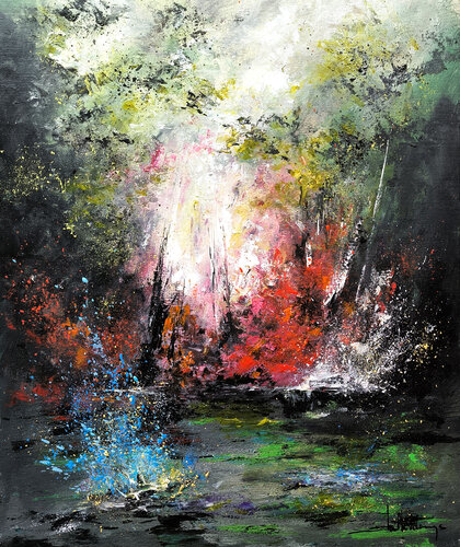 EMOTIONS JAILLISSANTES di Jean-Claude Lannes, Pittura in vendita su Singulart