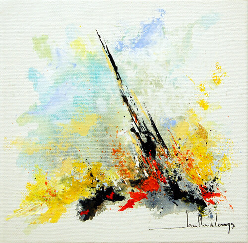 SERIE 20-2023 N°2 by Jean-Claude Lannes, Painting for Sale on Singulart