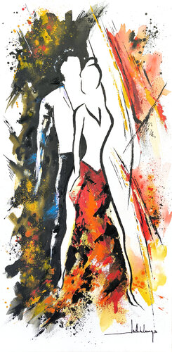 PARTENAIRES di Jean-Claude Lannes, Pittura in vendita su Singulart
