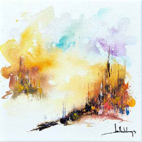 AUTOMNE N°1 by Jean-Claude Lannes, Painting for Sale on Singulart