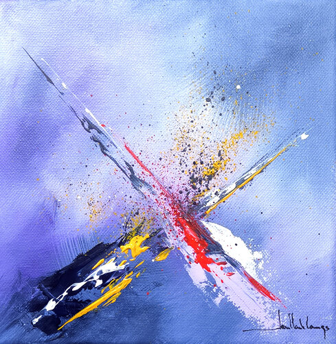 CARRE 20-25 N°14 by Jean-Claude Lannes, Painting for Sale on Singulart