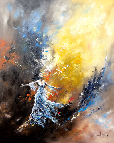 DE L'OMBRE A LA LUMIERE by Jean-Claude Lannes, Painting for Sale on Singulart