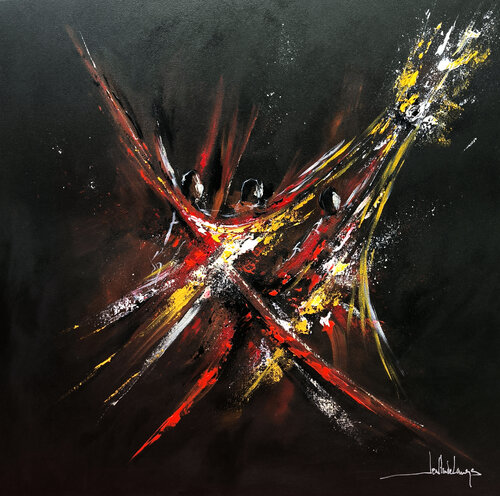 AU DELA DES LIMITES von Jean-Claude Lannes, Malerei kaufen auf Singulart