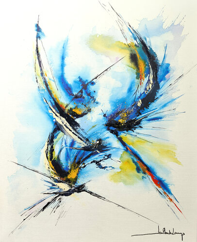 AU GRE DU VENT by Jean-Claude Lannes, Painting for Sale on Singulart