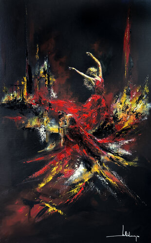 CHEMIN DE VIE by Jean-Claude Lannes, Painting for Sale on Singulart