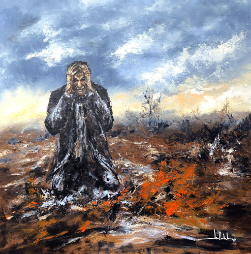 L'EFFONDREMENT SILENCIEUX par Jean-Claude Lannes, Peinture en vente sur Singulart