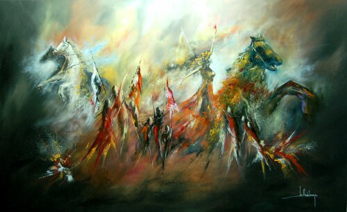 L'UNION FAIT LA FORCE di Jean-Claude Lannes, Pittura in vendita su Singulart