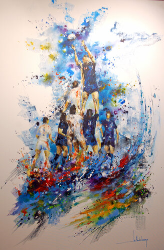 L'ASCENSEUR di Jean-Claude Lannes, Pittura in vendita su Singulart