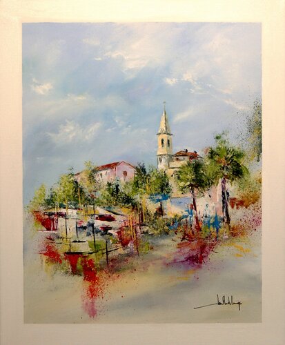 SANARY di Jean-Claude Lannes, Pittura in vendita su Singulart