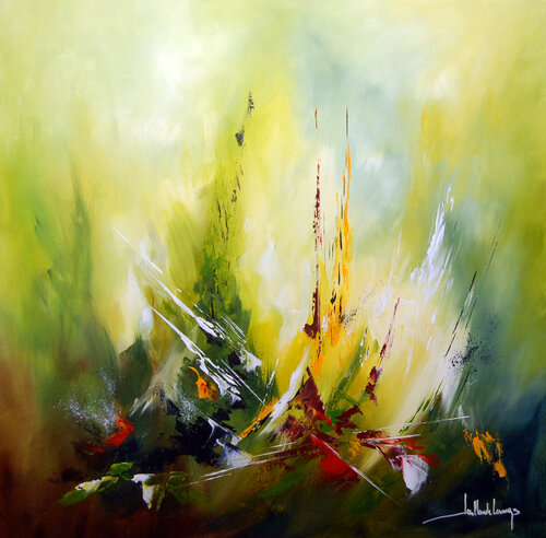 SENTEURS FORESTIERES di Jean-Claude Lannes, Pittura in vendita su Singulart