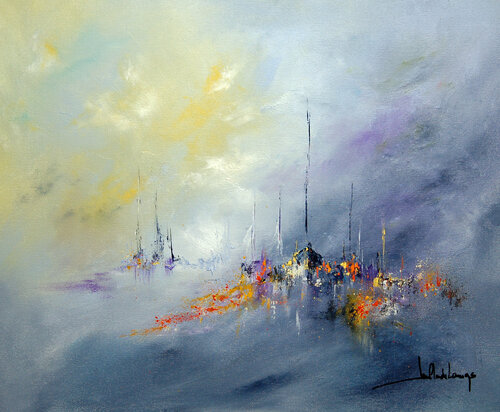 BRUMES MARITIMES de Jean-Claude Lannes, Pintura a la venta en Singulart