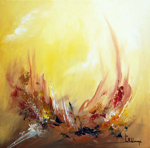 OR ET RUBIS by Jean-Claude Lannes, 회화 for Sale on Singulart