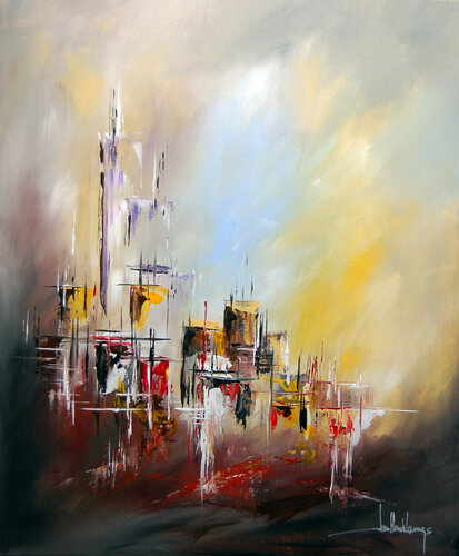 TOWN van Jean-Claude Lannes, Schilderij te koop op Singulart