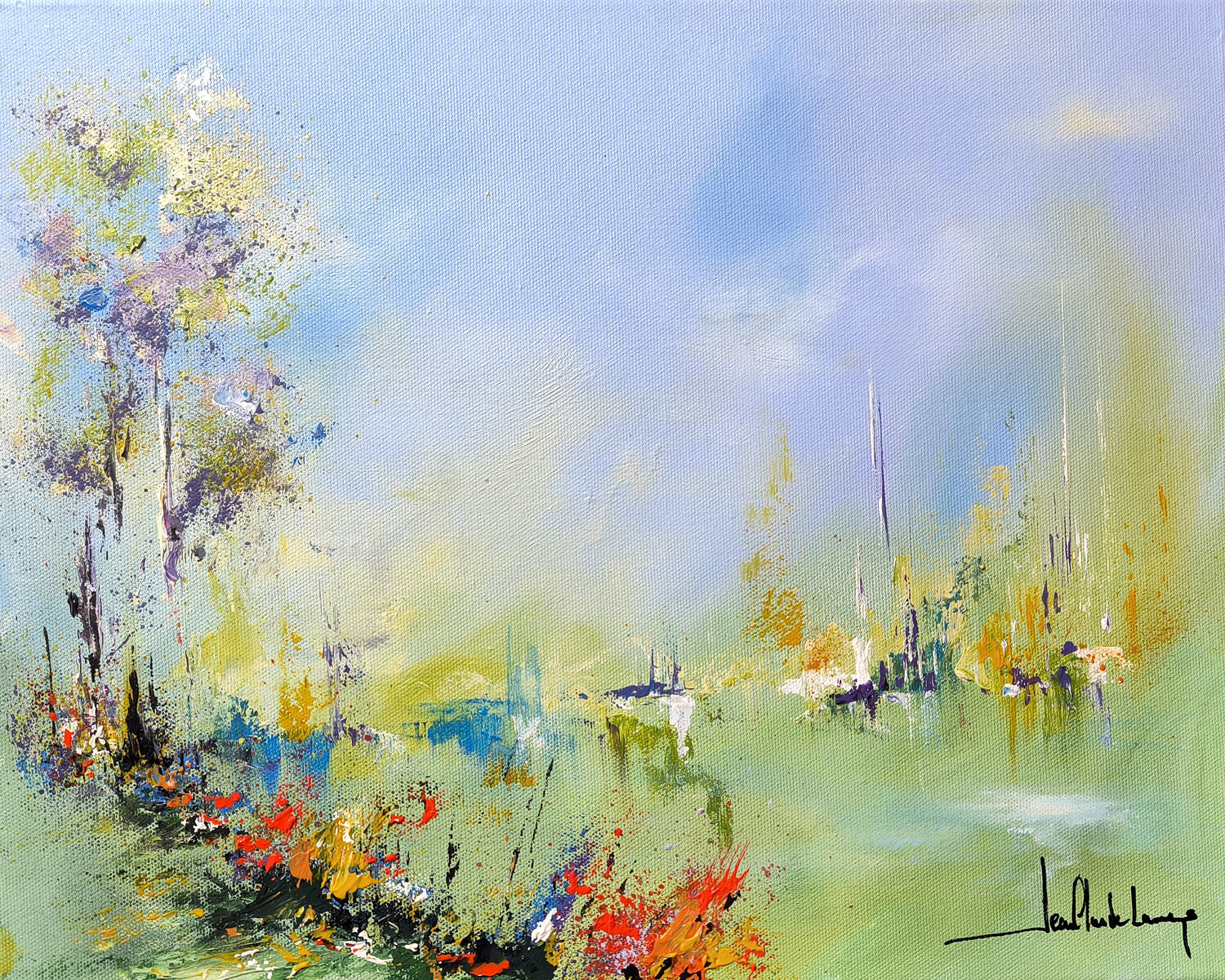 AUBE AU LAC Jean-Claude Lannes