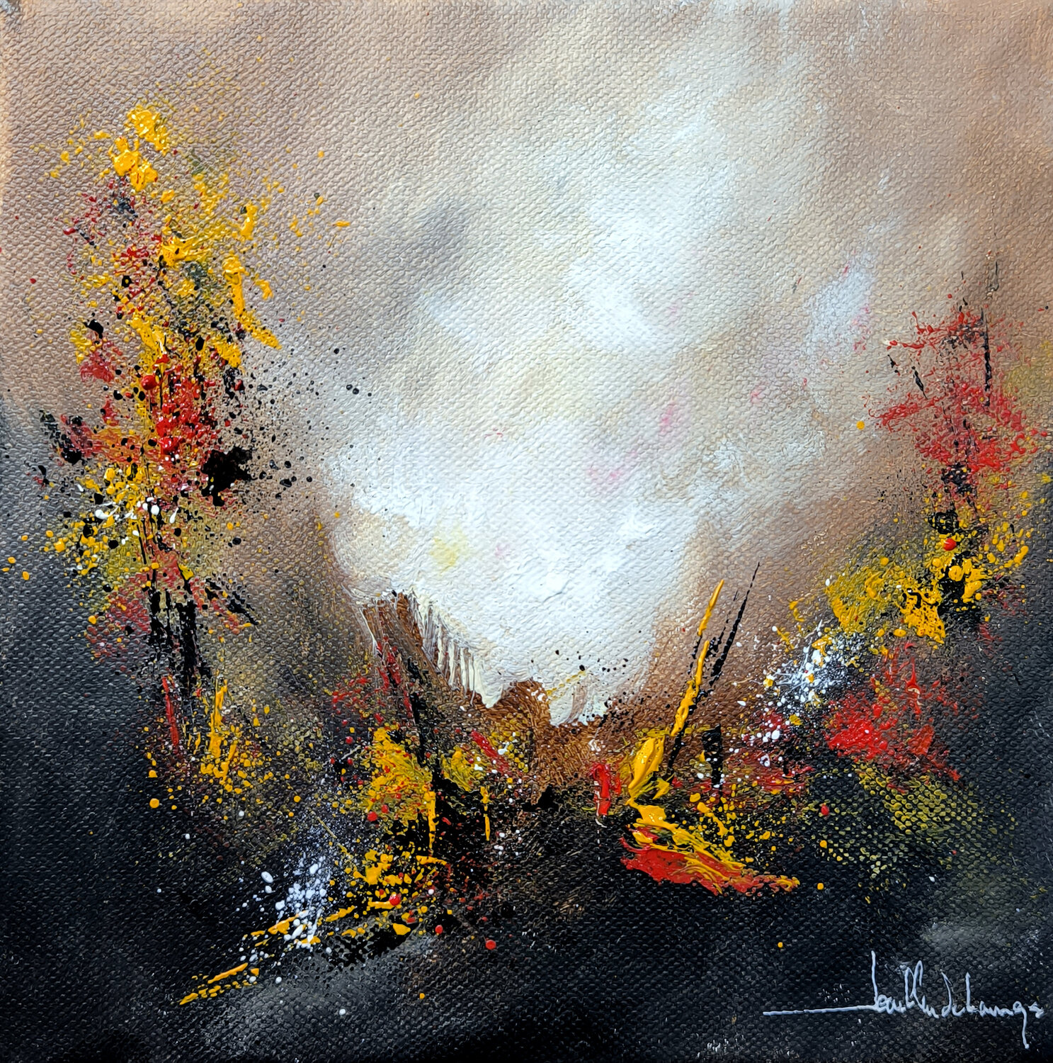 CARRE 20-26 N°1 Jean-Claude Lannes Origineel schilderij te koop