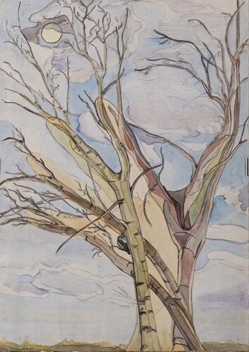 Part of the living nature par Fatima Erkenova, Peinture en vente sur Singulart
