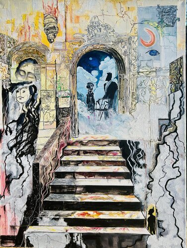 Thresholds of perception van Fatima Erkenova, Schilderij te koop op Singulart