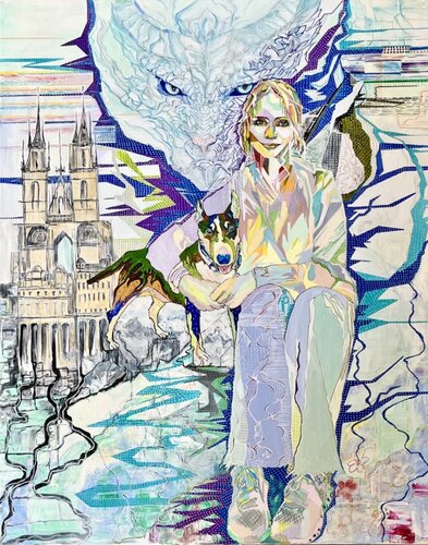 Portrait of Marina van Fatima Erkenova, Schilderij te koop op Singulart