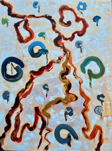 Routes of Joy di Fatima Erkenova, Pittura in vendita su Singulart