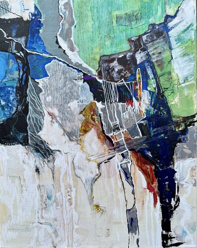 The beauty of crisis van Fatima Erkenova, Schilderij te koop op Singulart
