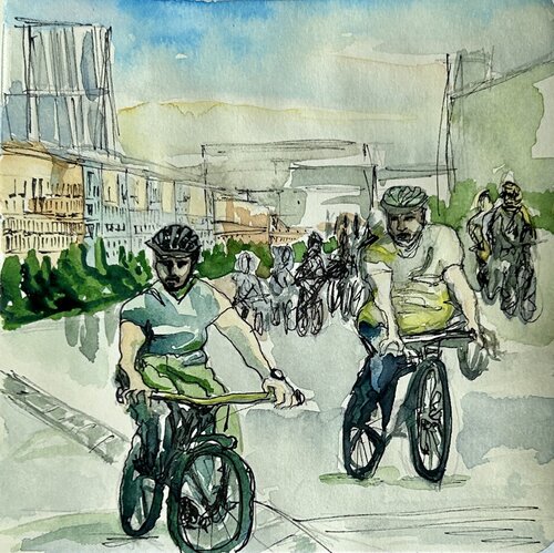 City Speed by Fatima Erkenova, 絵画 for Sale on Singulart