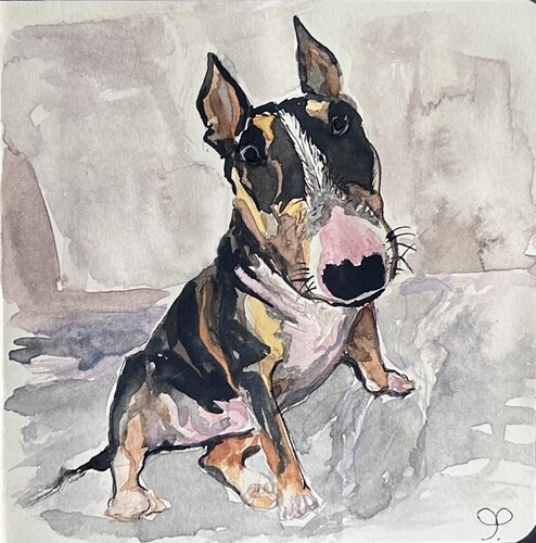 Quiet сompanion by Fatima Erkenova, 絵画 for Sale on Singulart