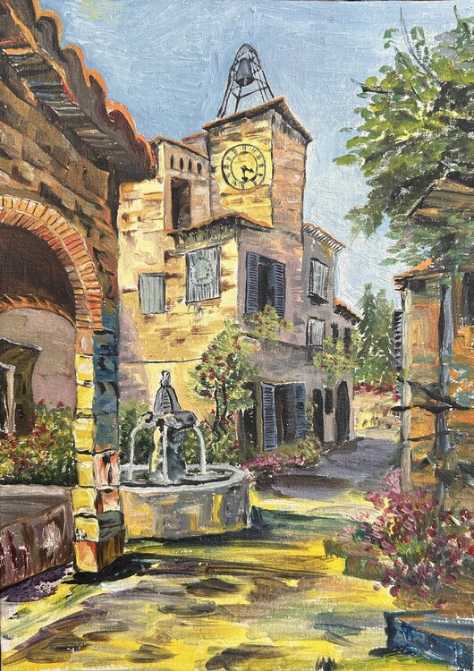 Fountain of time Fatima Erkenova
