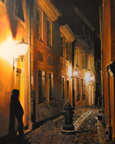 La rue des âmes de François Chevalier, Pintura a la venta en Singulart
