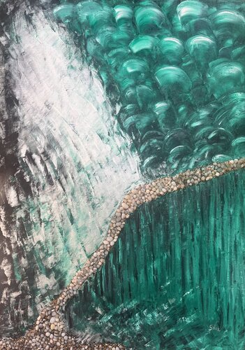 Il confine dell'anima van Silvana Vizzini, Schilderij te koop op Singulart