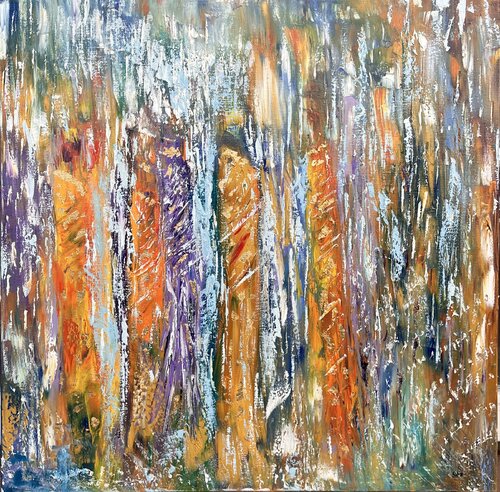 Viandanti di luce van Silvana Vizzini, Schilderij te koop op Singulart