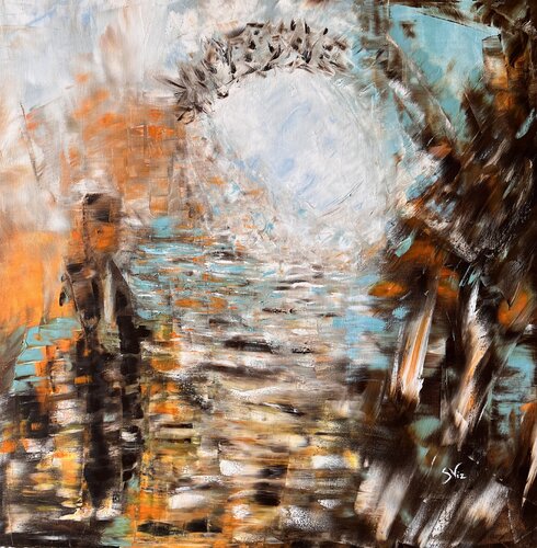 Dall'alto by Silvana Vizzini, Painting for Sale on Singulart