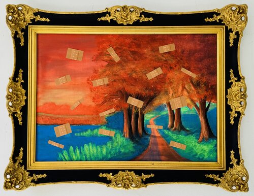 Verletzte Natur by Rainer Pawlaczyk, Painting for Sale on Singulart