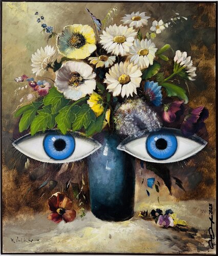 Blumenmann by Rainer Pawlaczyk, Painting for Sale on Singulart