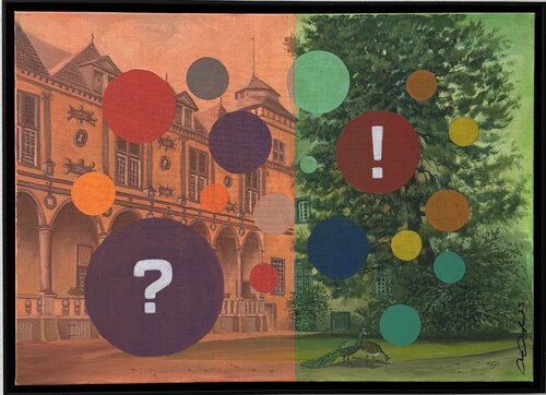 ? trifft ! van Rainer Pawlaczyk, Schilderij te koop op Singulart