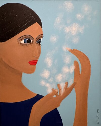 Flüchtige Gedanken van Rainer Pawlaczyk, Schilderij te koop op Singulart