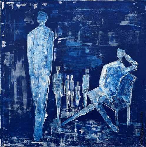 Dazwischen (ausgewählte Studie) van Rainer Pawlaczyk, Schilderij te koop op Singulart